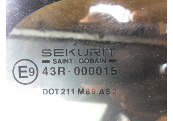 Скло двері задньої розпашної лівої Partner, Berlingo, 2003-2008 р